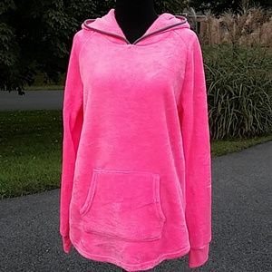 Pink Long Sleeve Ladies Hoodie